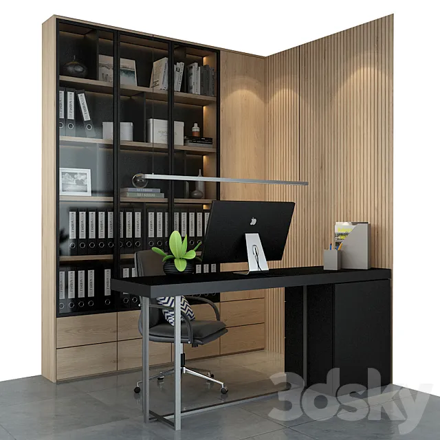 Cabinet Furniture set 15 3D Model