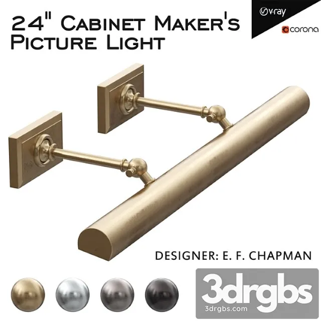Cabinet Maker Picture Light 3D Model Free