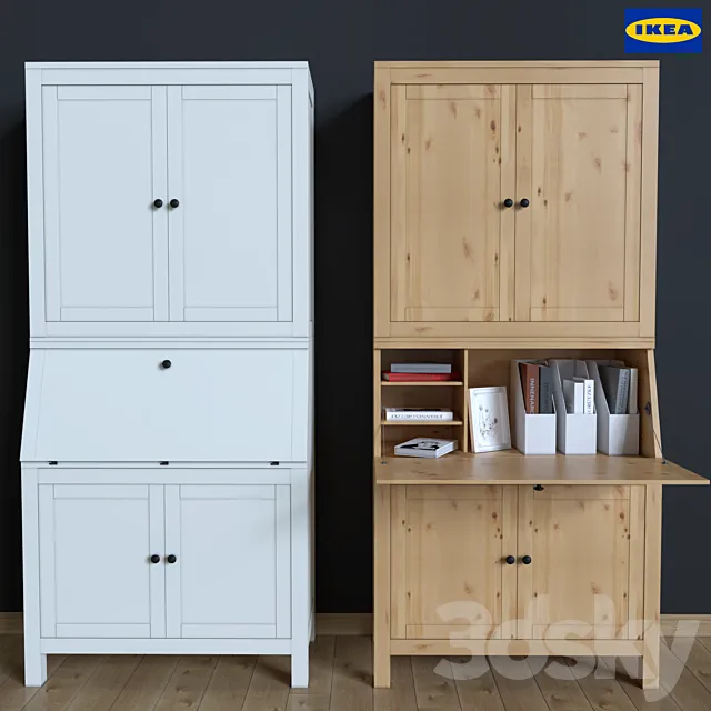 Cabinet (Office) Ikea HEMNES 3DModel