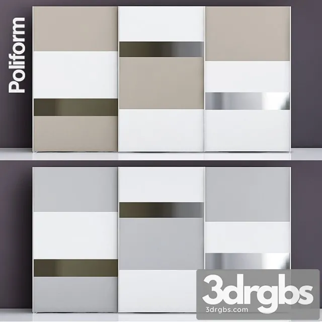 Cabinet Poliform Madison 1 3D Model Download