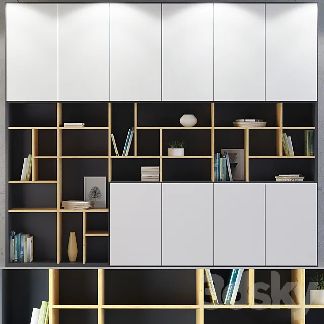 Cabinet - rack 05 3D Model