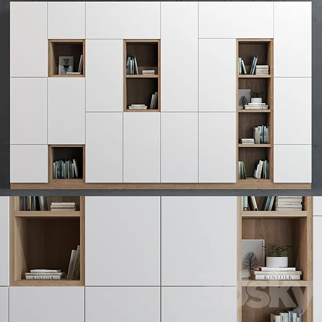 Cabinet – shelving 3D Model