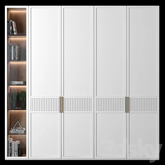 Cabinet with shelves 119 Free Download