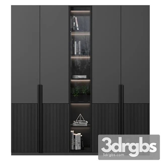 Cabinet with shelves 26