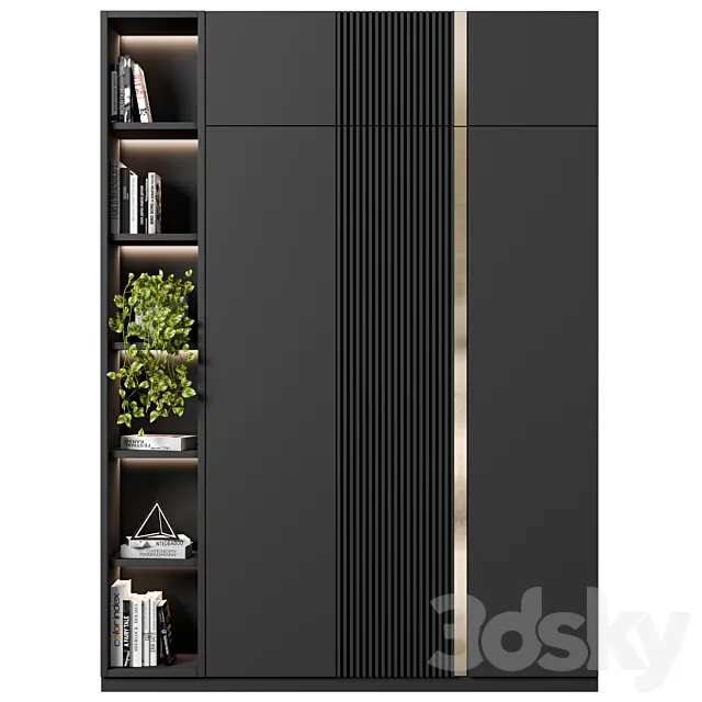 Cabinet with shelves 51 3D Model