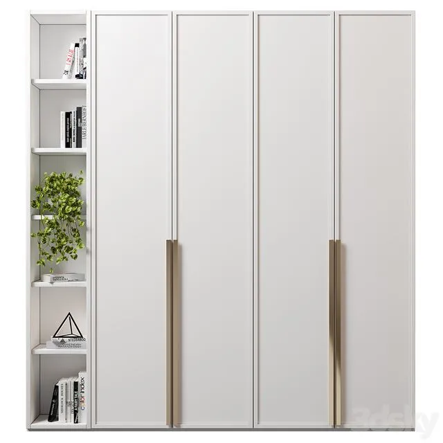 Cabinet with shelves 87 3D Model