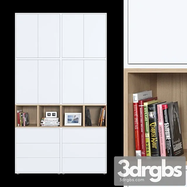 Cabinets ikea eket 2 (6 color options). 3D Model Free