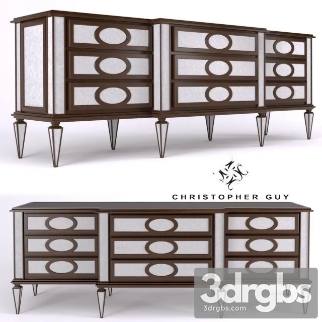 Cabinets Montmartre 3D Model Free