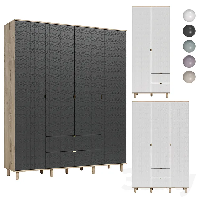 Cabinets Tedjons Leaf by divan.ru 3D Model