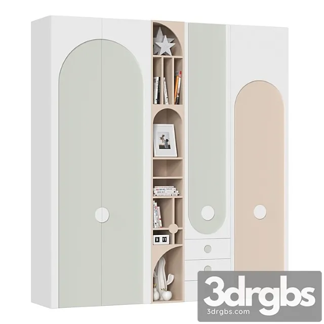 Cabinets With Shelves 069 3D Model Free