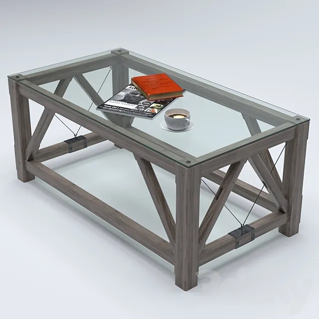 Cable Coffee Table 3D Model