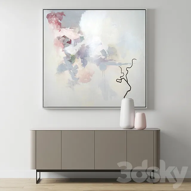 Caccaro Side Credenza 3D Model