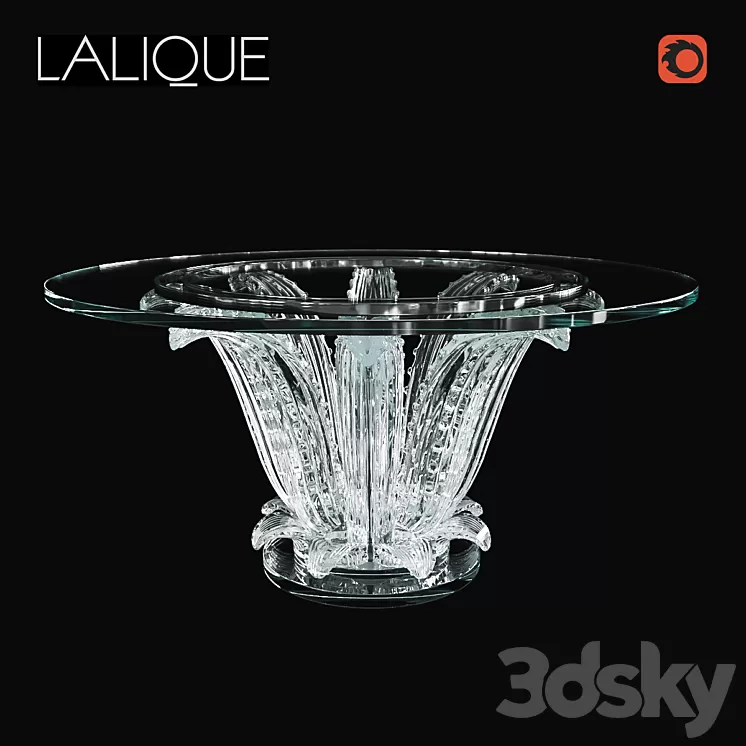 Cactus round table 3D Model