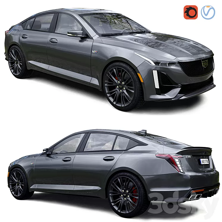 Cadillac CT5 3D Model
