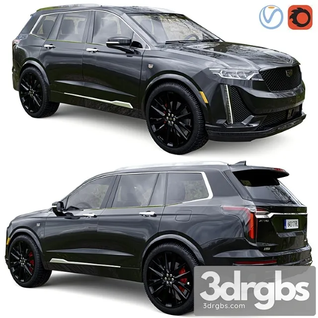 Cadillac XT6 3D Model Free