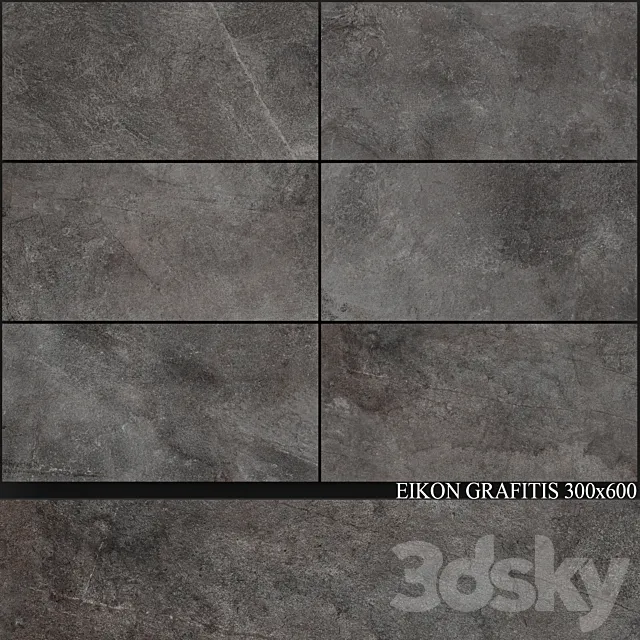 Caesar Eikon Grafitis 300x600 3D Model