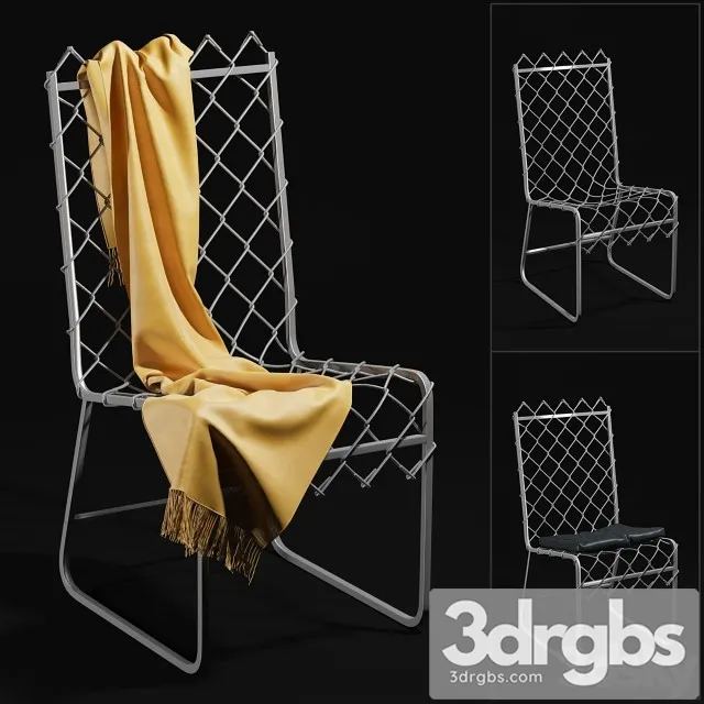 Cafe America Mesh Shair 3D Model Free