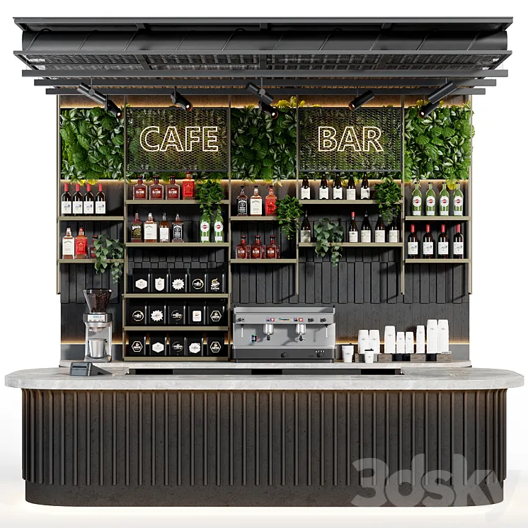 Cafe bar vol.1 3D Model Free