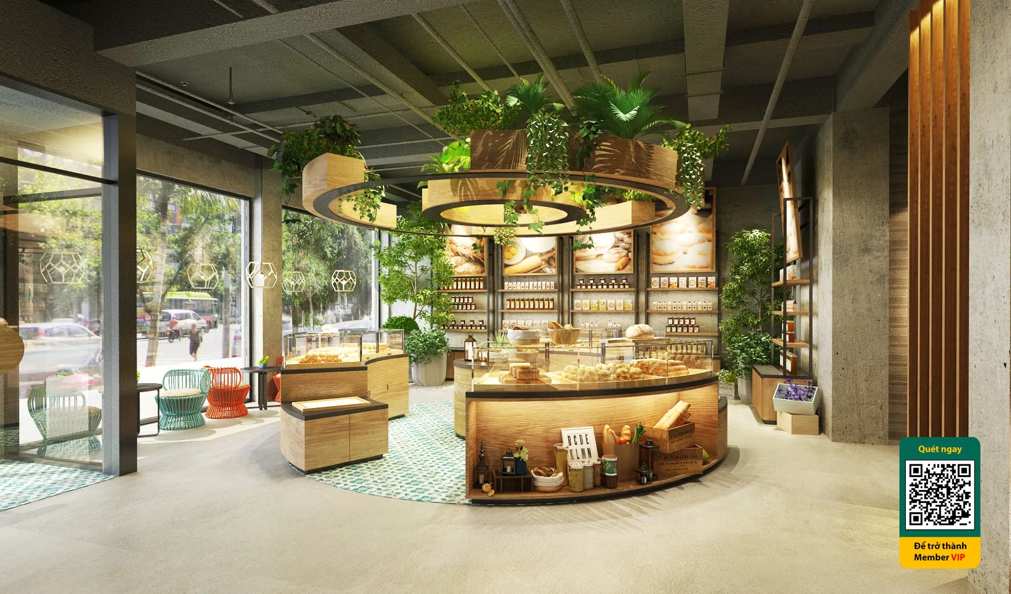 Cafe milk tea shop 3D - 003 - 3620