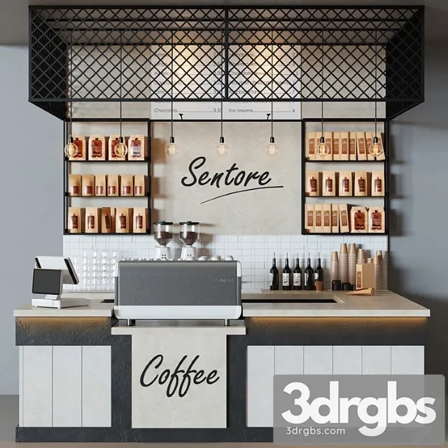 Cafe sentore 3D Model Free