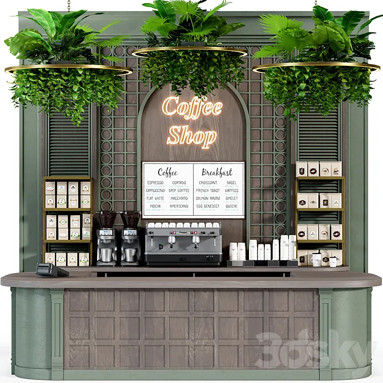 Cafe Vol 13 3D Model Free