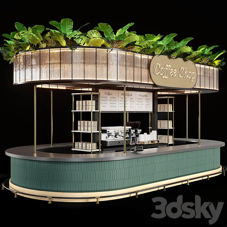 Cafe vol 8 3D Model Free Download