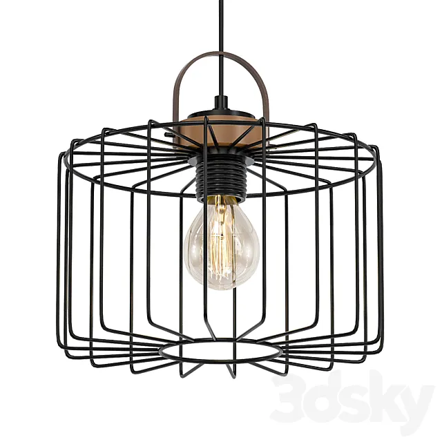 Cage Wire Color black D32 3D Model