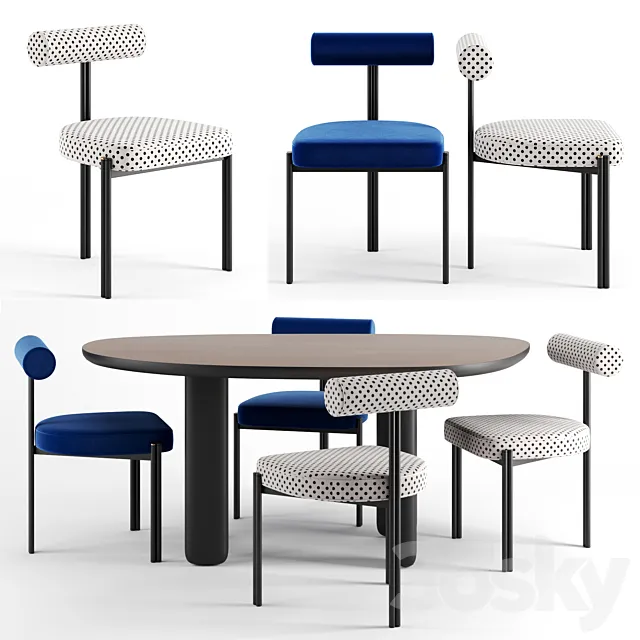 Caillou chair and table by Liu Jo Free Download