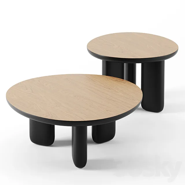Caillou wood coffe tables by Liu Jo Free Download