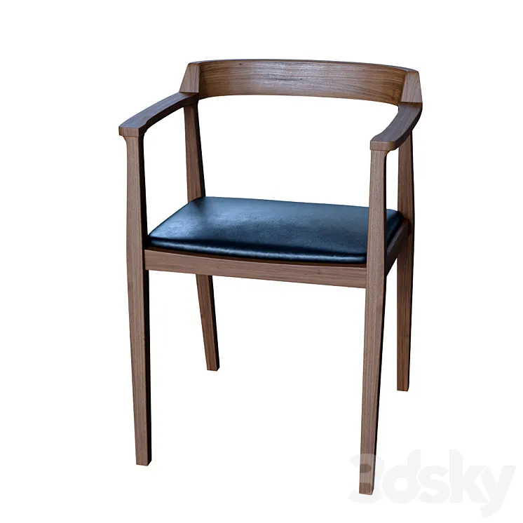 Caitlan Dining Armchair 3D Model Free