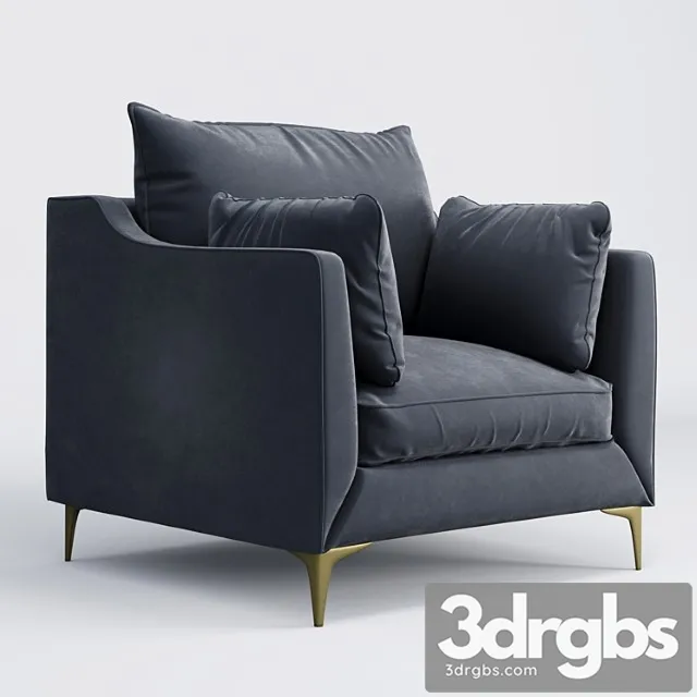 Caitlin by the everygirl armchair 3D Model Free