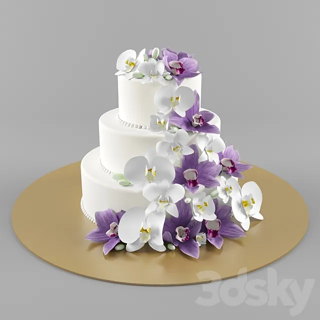 Cake of the mastic 3D Model