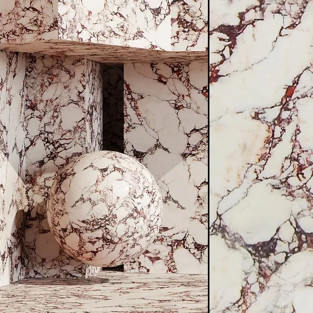 Calacatta viola marble 3D Model