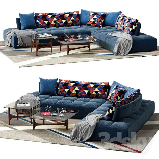Calanque sofa 3D Model