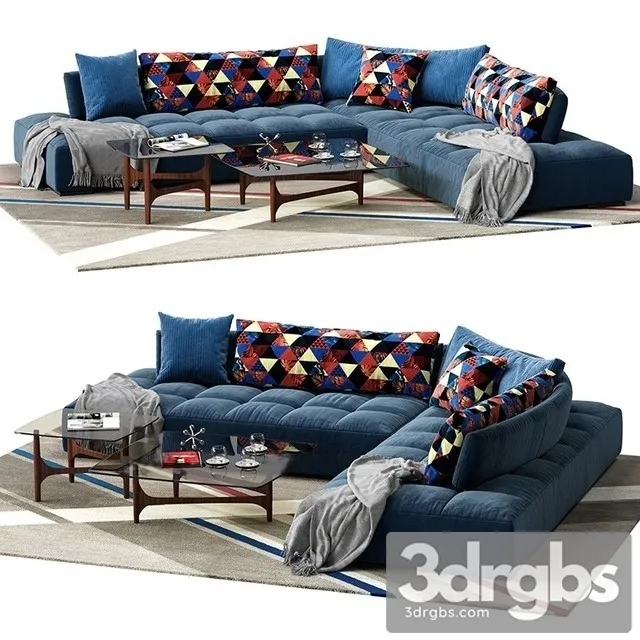 Calanque Sofa 3D Model Free