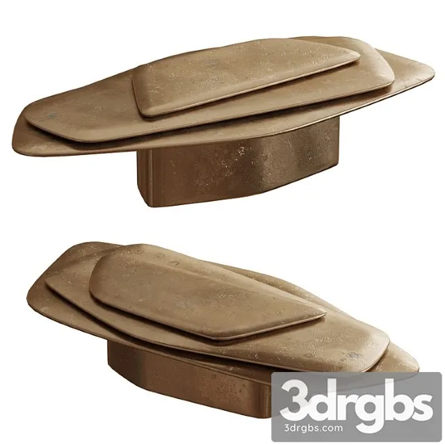 Calanque Three Coffee Table 3D Model Free