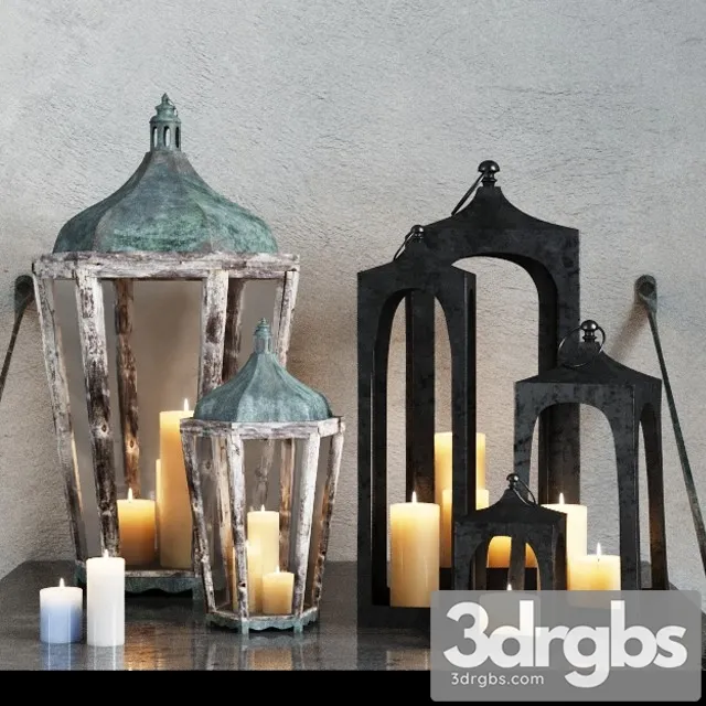 Caleb and Park Hill Lantern 3D Model Free