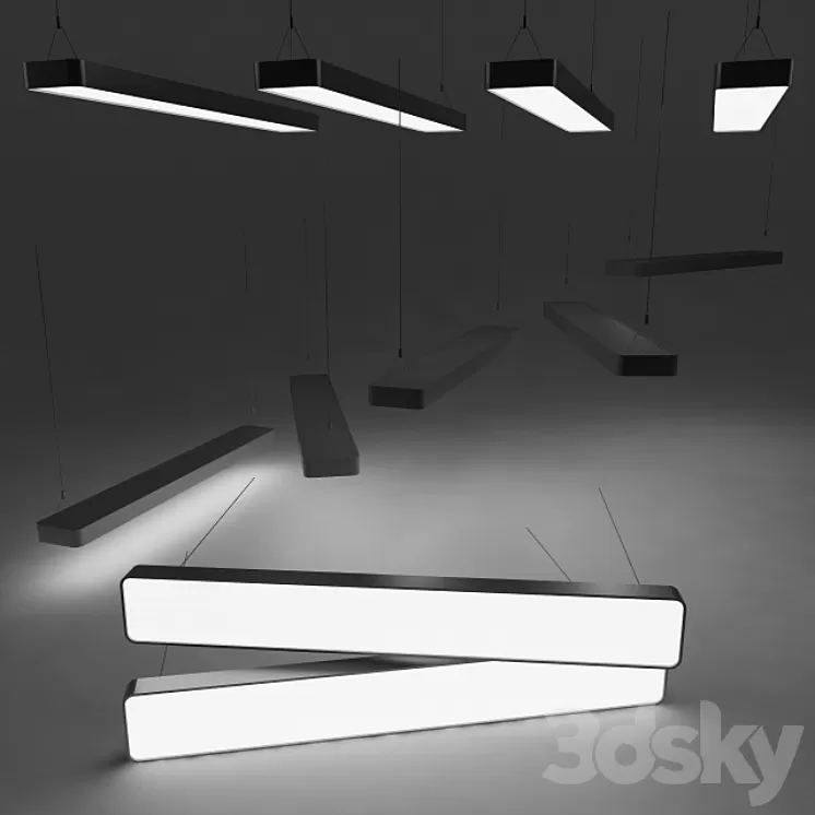 caleo-p1 lightnet light fixture 3D Model
