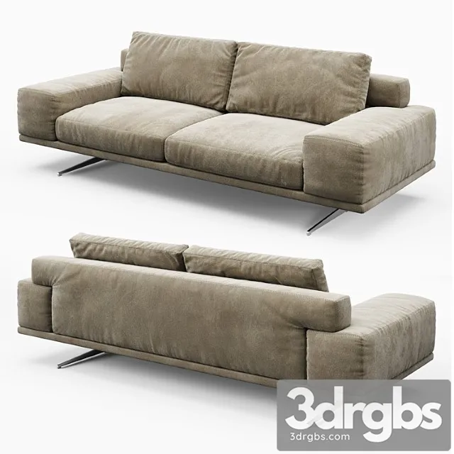 Calia italia planet 3seater 2 3D Model Free