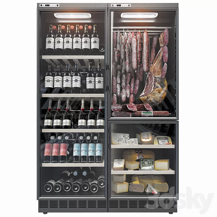 Calice wine fridge 3D Model