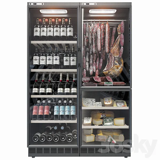 Calice wine fridge 3DModel