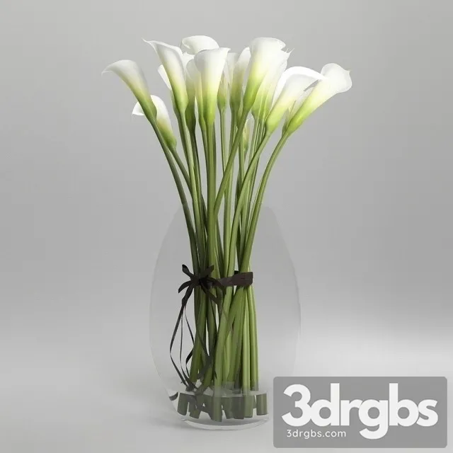 Calla Bouquet 3 3D Model Free