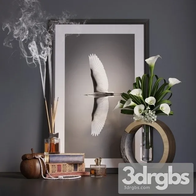 Calla Decor Set 3D Model Free