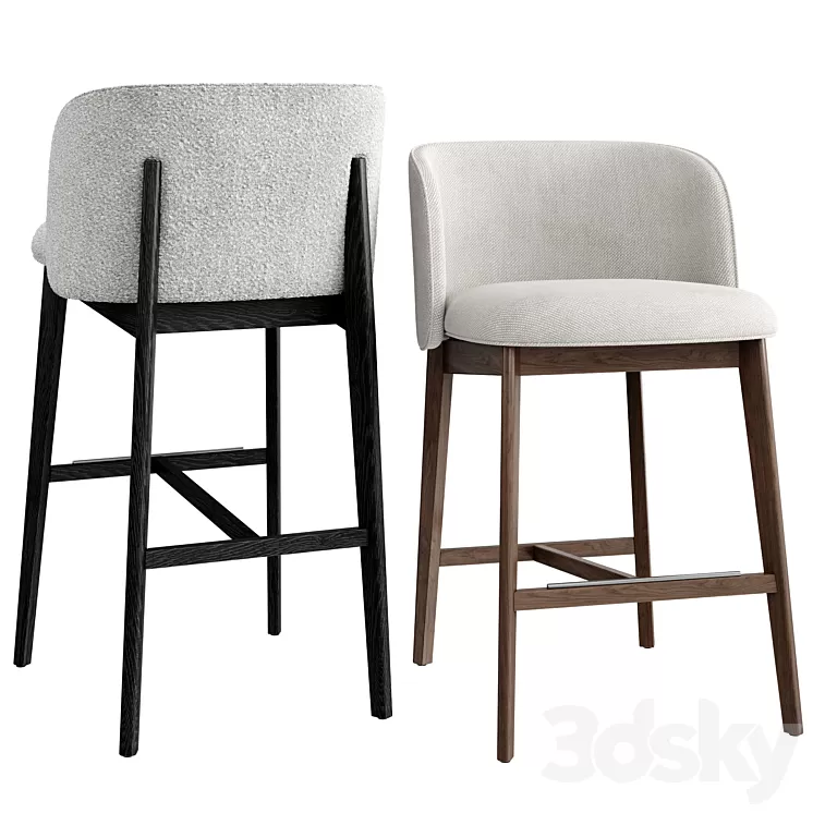 Calligaris abrey Stool 3D Model Free