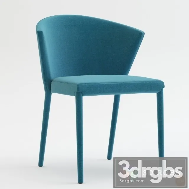 Calligaris Amelie Chair 3D Model Free