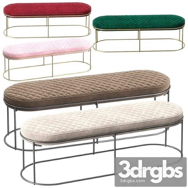 Calligaris Atollo Bench 3D Model Free