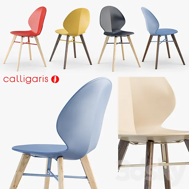 Calligaris Basil w chair 3DModel