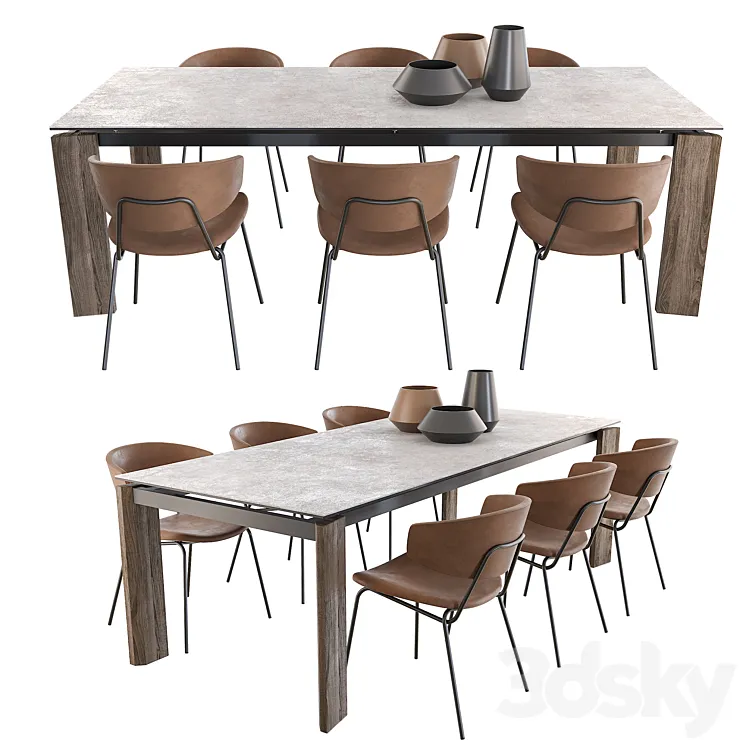 Calligaris boulevard sophia 3D Model Free
