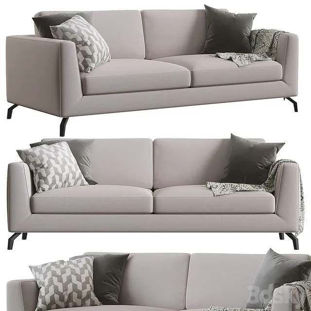 Calligaris Carre sofa (Design by Stefano Spessotto) 3D Model