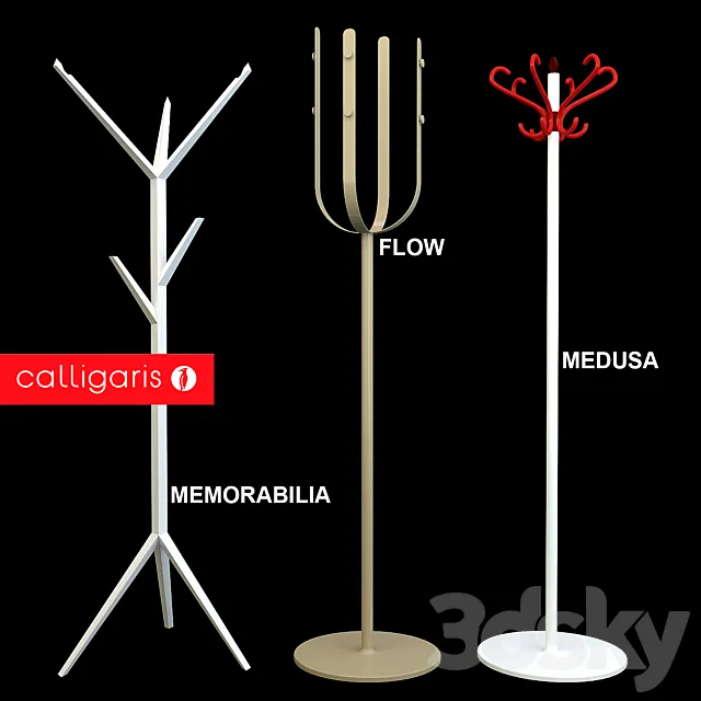 Calligaris coat stands 3DModel
